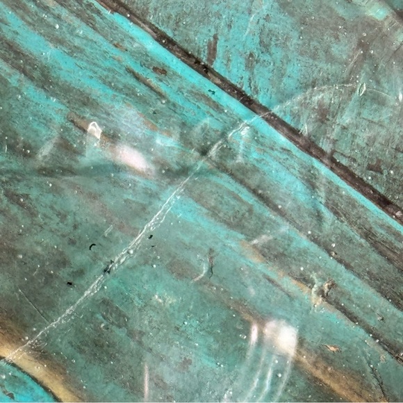 Vintage Mid Century Modern Blown Glass Large Apothecary Canister Pumpkin Shape - Picture 9 of 13